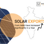 Solar exports from India have increased significantly in a year