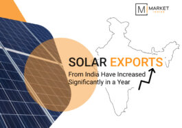 Solar exports from India have increased significantly in a year